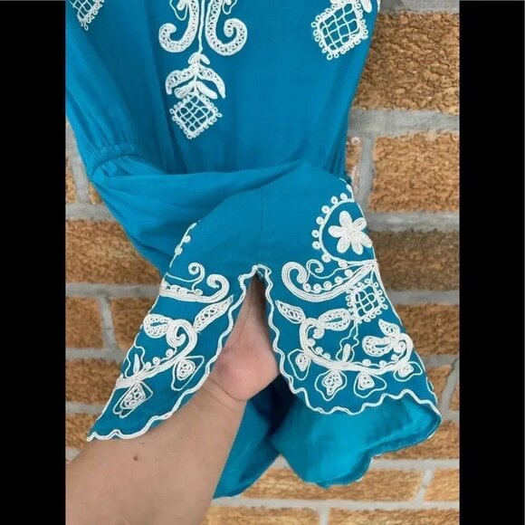 TANIA MOHAN TABLA GODDESS SILK SHORT DRESS XS - Picture 6 of 14